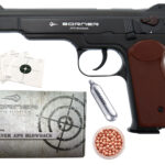 Пневматический пистолет BORNER APS с металлическим и безоткатным курком